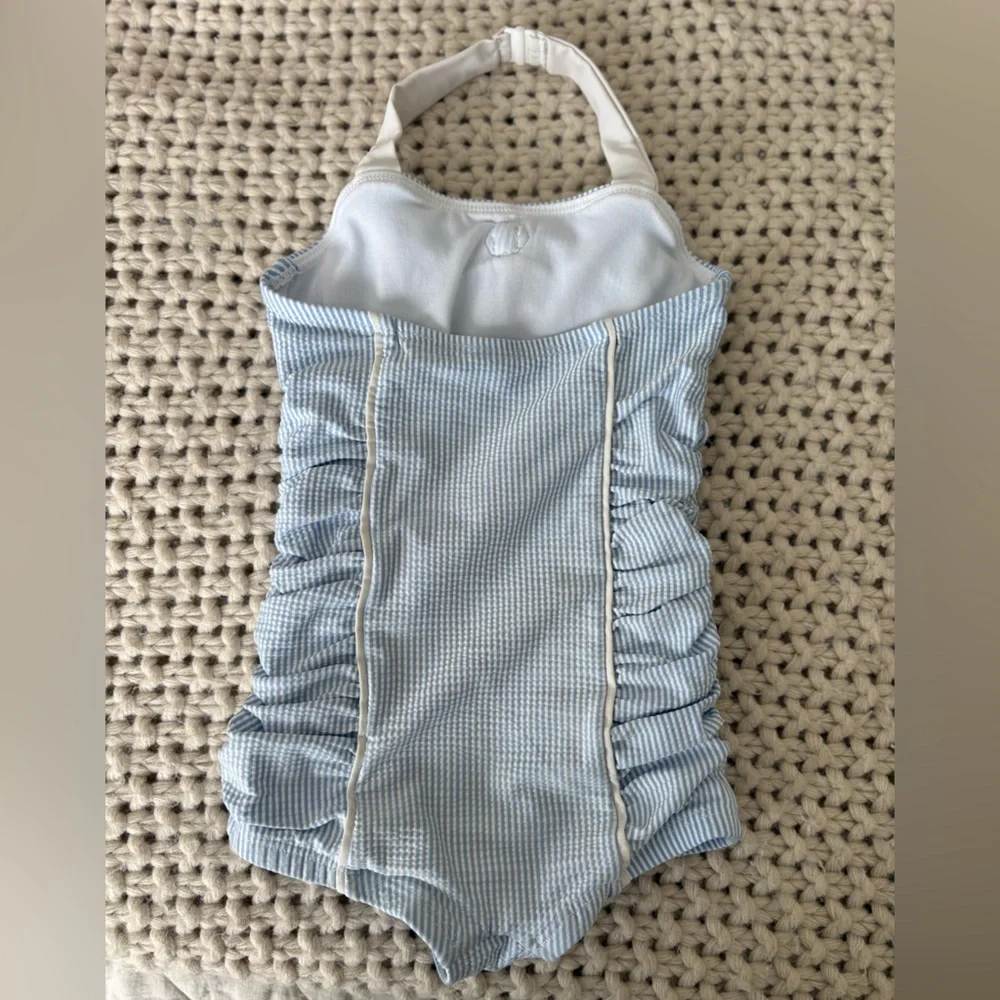 Janie and Jack Light Blue Swimsuit